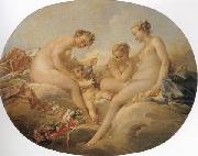 Francois Boucher Cupid and the Graces oil painting on canvas